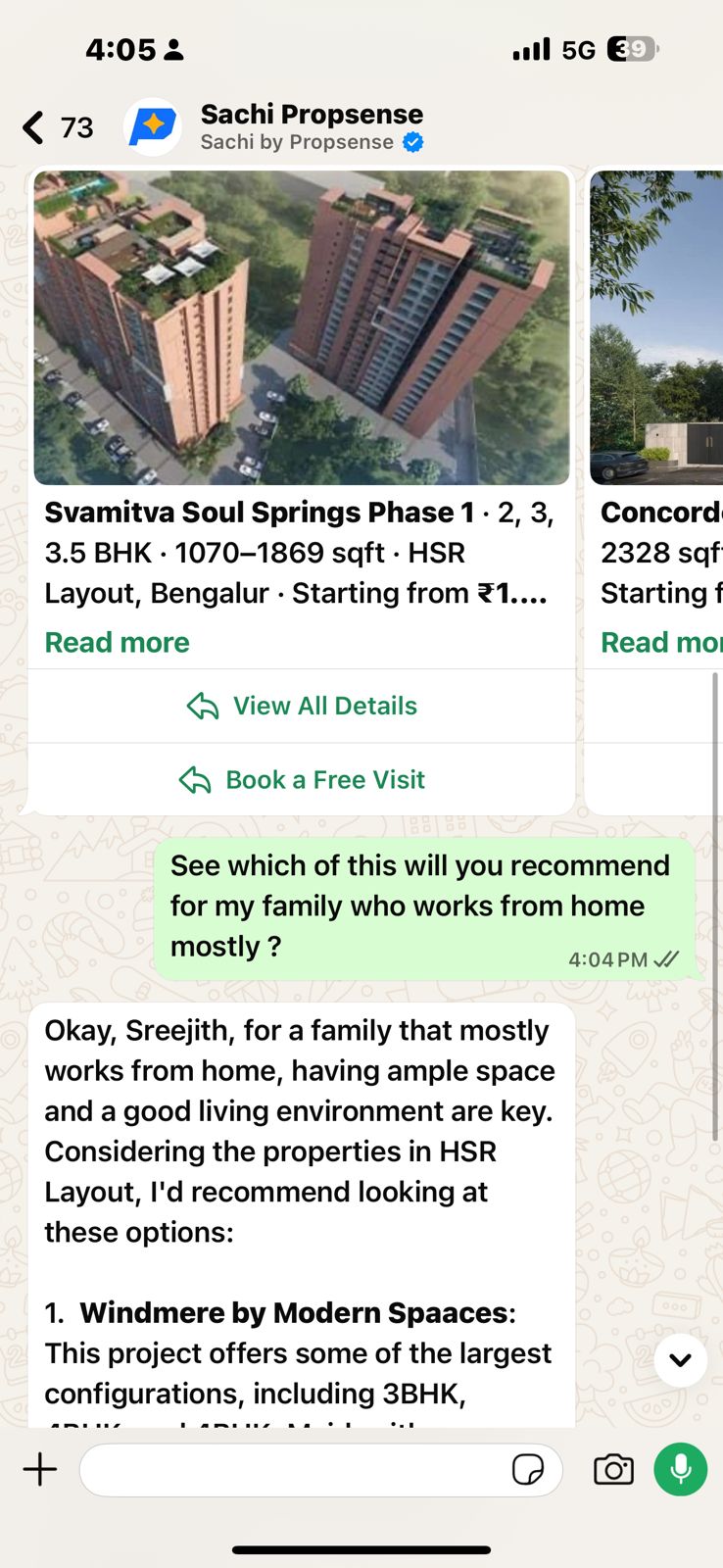 The AI Broker on WhatsApp